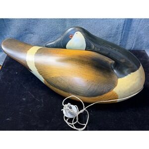 Big Sky Carvers Canada Goose Decoy with Anchor Kissy Durham Signed 16in